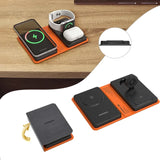 قاعدة شحن وباور بانك لاسلكي 4 في 1 بسعة 8000 ملي أمبير من بورودو