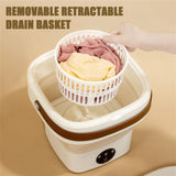 غسالة ملابس صغيرة محمولة قابلة للطي