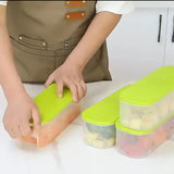 لوح تقطيع وقطاعة للخضروات متعددة الاستخدام مع ادراج لحفظ التقطيع