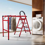 مجفف ملابس قابل للطي مع سلم للمنزل 2*1