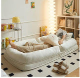 كرسي وسرير استرخاء 2*1 قابل للتعديل والطي متعدد الوضعيات