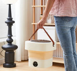 غسالة ملابس صغيرة محمولة قابلة للطي