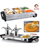 سخان بوفية كهربائي صغيرة 2 × 1 لتقديم الطعام ساخن