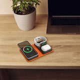 قاعدة شحن وباور بانك لاسلكي 4 في 1 بسعة 8000 ملي أمبير من بورودو