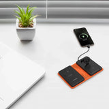 قاعدة شحن وباور بانك لاسلكي 4 في 1 بسعة 8000 ملي أمبير من بورودو