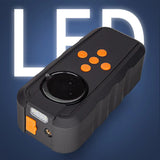 مشغل بطارية السيارة بمنفاخ إطارات مدمج وباور بانك بسعة 6000 ملي أمبير