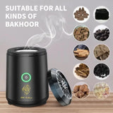 مبخرة الكترونيه ميني تعمل بالشحن  قطعه + قطعه مجاني